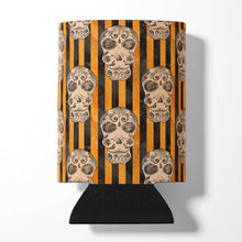 Load image into Gallery viewer, Watecolor Halloween Day of the Dead Head Can or Bottle Hugger BB7527CC