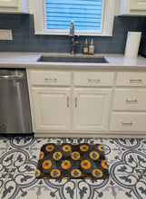 Load image into Gallery viewer, Watecolor Halloween Circles Machine Washable Memory Foam Mat BB7529RUG