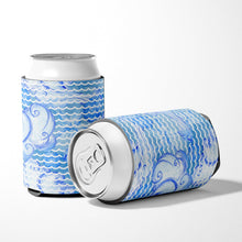 Load image into Gallery viewer, Beach Watercolor Abstract Waves Can or Bottle Hugger BB7530CC