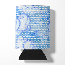Load image into Gallery viewer, Beach Watercolor Abstract Waves Can or Bottle Hugger BB7530CC