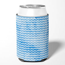Load image into Gallery viewer, Beach Watercolor Waves Can or Bottle Hugger BB7531CC