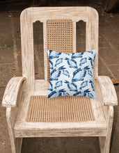 Load image into Gallery viewer, Beach Watercolor Fishes Fabric Decorative Pillow BB7532PW1818