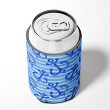 Load image into Gallery viewer, Beach Watercolor Anchors Can or Bottle Hugger BB7533CC