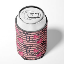 Load image into Gallery viewer, Watercolor Heart Paper Clips Can or Bottle Hugger BB7536CC
