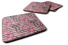 Load image into Gallery viewer, Watercolor Heart Paper Clips Foam Coaster  BB7536FC