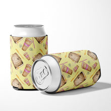 Load image into Gallery viewer, Watercolor Coffee and Journal Can or Bottle Hugger BB7537CC