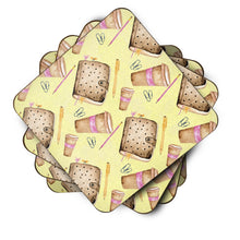 Load image into Gallery viewer, Watercolor Coffee and Journal Foam Coaster  BB7537FC