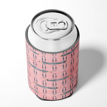 Load image into Gallery viewer, Watercolor Organized Paper Clips Pink Can or Bottle Hugger BB7539CC