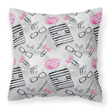 Load image into Gallery viewer, Watercolor Girl Boss Journaling Fabric Decorative Pillow BB7545PW1818