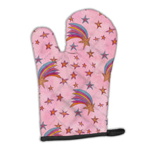 Load image into Gallery viewer, Watercolor Shooting Stars on Pink Oven Mitt BB7548OVMT