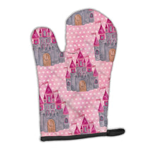 Load image into Gallery viewer, Watercolor Princess Castle Oven Mitt BB7549OVMT