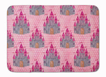 Load image into Gallery viewer, Watercolor Princess Castle Machine Washable Memory Foam Mat BB7549RUG