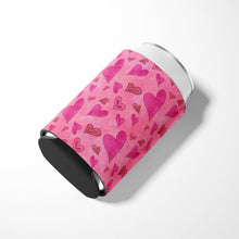 Load image into Gallery viewer, Watercolor Love and Hearts Can or Bottle Hugger BB7550CC