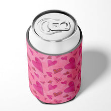Load image into Gallery viewer, Watercolor Love and Hearts Can or Bottle Hugger BB7550CC