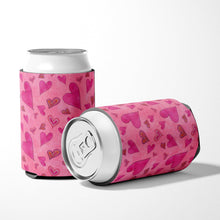 Load image into Gallery viewer, Watercolor Love and Hearts Can or Bottle Hugger BB7550CC
