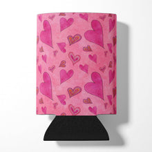 Load image into Gallery viewer, Watercolor Love and Hearts Can or Bottle Hugger BB7550CC
