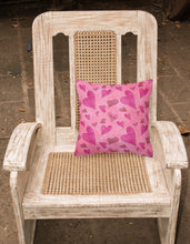 Load image into Gallery viewer, Watercolor Love and Hearts Fabric Decorative Pillow BB7550PW1818