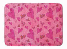 Load image into Gallery viewer, Watercolor Love and Hearts Machine Washable Memory Foam Mat BB7550RUG