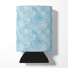 Load image into Gallery viewer, Watercolor Snowflake on Light Blue Can or Bottle Hugger BB7552CC