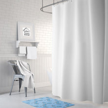 Load image into Gallery viewer, Watercolor Cinderella Shoe in Blue Machine Washable Memory Foam Mat BB7554RUG