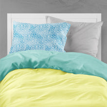 Load image into Gallery viewer, Watercolor Geometric Cirlce on Blue Fabric Standard Pillowcase – Artistic Decorative Front, White Back BB7555PILLOWCASE