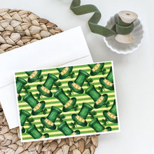 Load image into Gallery viewer, Watercolor St Patrick's Day Leprechan Hat Greeting Cards -  Blank Note Cards – 8-Pack of Artist-Designed Cards with Envelopes