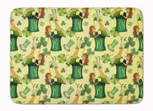 Load image into Gallery viewer, Watercolor St Patrick's Day Party Machine Washable Memory Foam Mat BB7559RUG