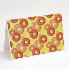 Load image into Gallery viewer, Watercolor Just Donuts Greeting Cards -  Blank Note Cards – 8-Pack of Artist-Designed Cards with Envelopes