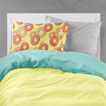 Load image into Gallery viewer, Watercolor Just Donuts Fabric Standard Pillowcase – Artistic Decorative Front, White Back BB7561PILLOWCASE