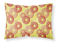 Load image into Gallery viewer, Watercolor Just Donuts Fabric Standard Pillowcase – Artistic Decorative Front, White Back BB7561PILLOWCASE