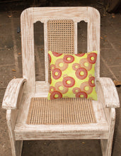 Load image into Gallery viewer, Watercolor Just Donuts Fabric Decorative Pillow BB7561PW1818