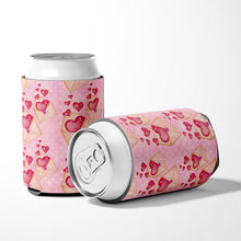 Load image into Gallery viewer, Watercolor Pink Love Letter Can or Bottle Hugger BB7568CC