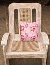 Load image into Gallery viewer, Watercolor Pink Love Letter Fabric Decorative Pillow BB7568PW1818