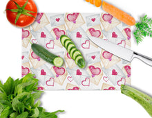 Load image into Gallery viewer, Watercolor Love Letters Glass Cutting Boards – Durable, Decorative Kitchen Art Large BB7569LCB