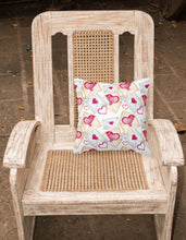 Load image into Gallery viewer, Watercolor Love Letters Fabric Decorative Pillow BB7569PW1818