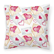 Load image into Gallery viewer, Watercolor Love Letters Fabric Decorative Pillow BB7569PW1818