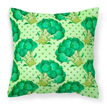 Load image into Gallery viewer, Watercolor Broccoli Fabric Decorative Pillow BB7570PW1818