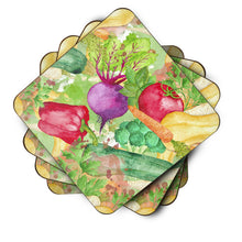 Load image into Gallery viewer, Watercolor Vegetables Farm to Table Foam Coaster  BB7572FC