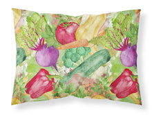 Load image into Gallery viewer, Watercolor Vegetables Farm to Table Fabric Standard Pillowcase – Artistic Decorative Front, White Back BB7572PILLOWCASE