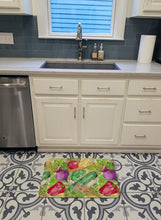 Load image into Gallery viewer, Watercolor Vegetables Farm to Table Machine Washable Memory Foam Mat BB7572RUG