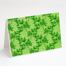 Load image into Gallery viewer, Watercolor Parsley Greeting Cards -  Blank Note Cards – 8-Pack of Artist-Designed Cards with Envelopes