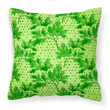 Load image into Gallery viewer, Watercolor Parsley Fabric Decorative Pillow BB7573PW1818