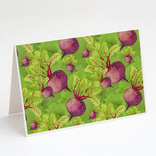 Load image into Gallery viewer, Watercolor Raddishes Greeting Cards -  Blank Note Cards – 8-Pack of Artist-Designed Cards with Envelopes