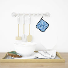 Load image into Gallery viewer, Watercolor Nautical Whales Pot Holders - Set of 2 - Heat-Resistant Kitchen Essentials BB7575PTHD