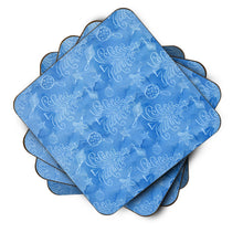Load image into Gallery viewer, Watercolor Christmas Trees and Ornaments Foam Coaster  BB7577FC