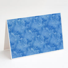 Load image into Gallery viewer, Watercolor Christmas Trees and Ornaments Greeting Cards -  Blank Note Cards – 8-Pack of Artist-Designed Cards with Envelopes