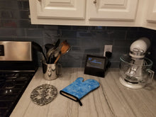 Load image into Gallery viewer, Watercolor Christmas Trees and Ornaments Oven Mitt BB7577OVMT