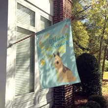 Load image into Gallery viewer, Welcome Friends German Shepherd Flag Canvas House Size BB7578CHF