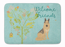 Load image into Gallery viewer, Welcome Friends German Shepherd Machine Washable Memory Foam Mat BB7578RUG
