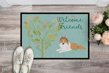 Load image into Gallery viewer, Welcome Friends Collie Doormat - 24x36 Decorative Floor Mat – Indoor/Outdoor Rug with Artistic Flair BB7584JMAT